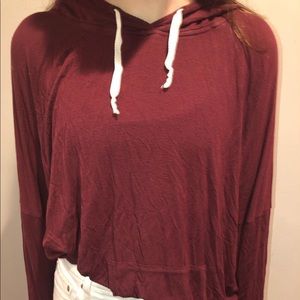 Brandy Melville maroon sweatshirt